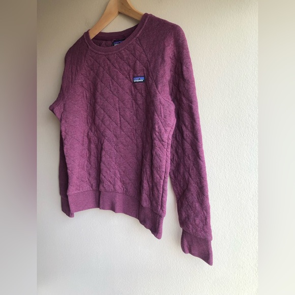Patagonia Crew Neck Organic Cotton Sweater Women’s Pullover Burgundy Size XS - Picture 2 of 11